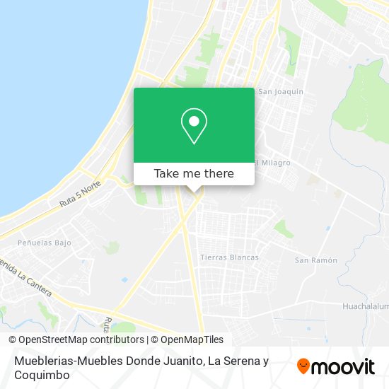 Mapa de Mueblerias-Muebles Donde Juanito