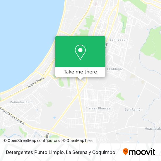 Detergentes Punto Limpio map