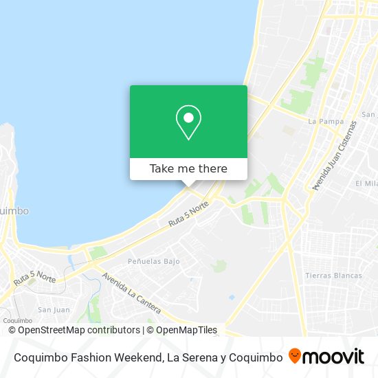 Coquimbo Fashion Weekend map