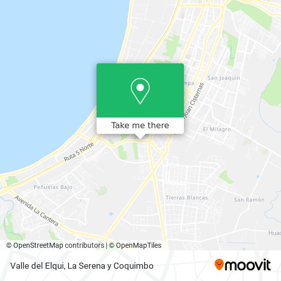 Valle del Elqui map