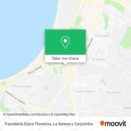 Mapa de Pastelería Dulce Florencia