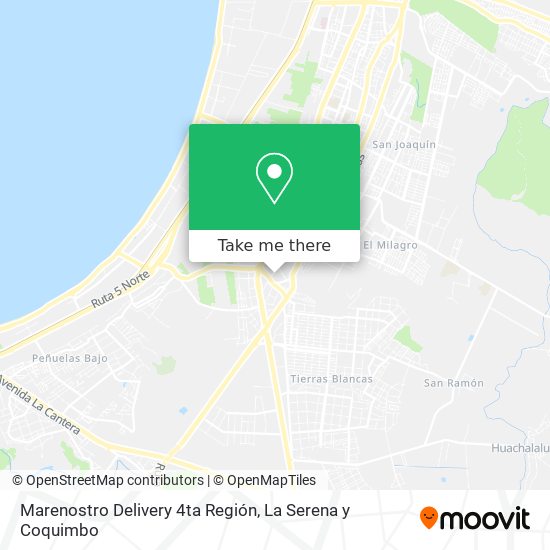 Marenostro Delivery 4ta Región map