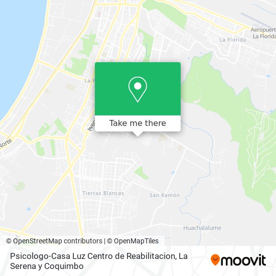 Mapa de Psicologo-Casa Luz Centro de Reabilitacion