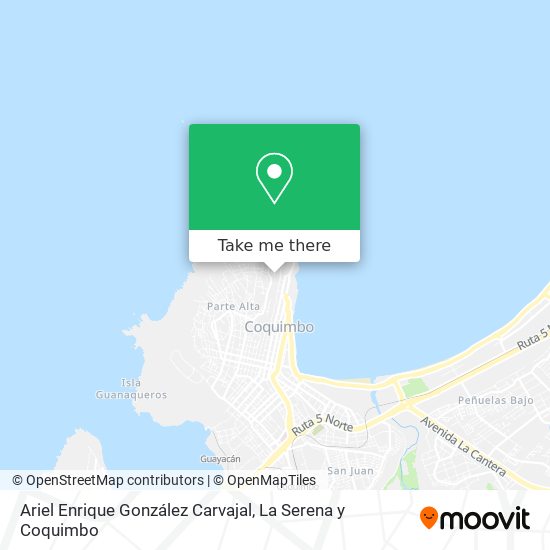 Ariel Enrique González Carvajal map