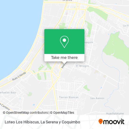 Loteo Los Hibiscus map