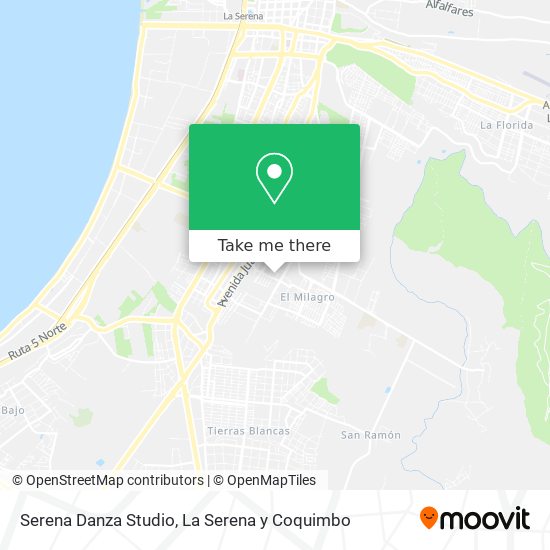 Serena Danza Studio map