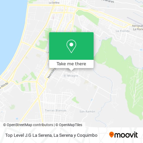 Top Level J.G La Serena map