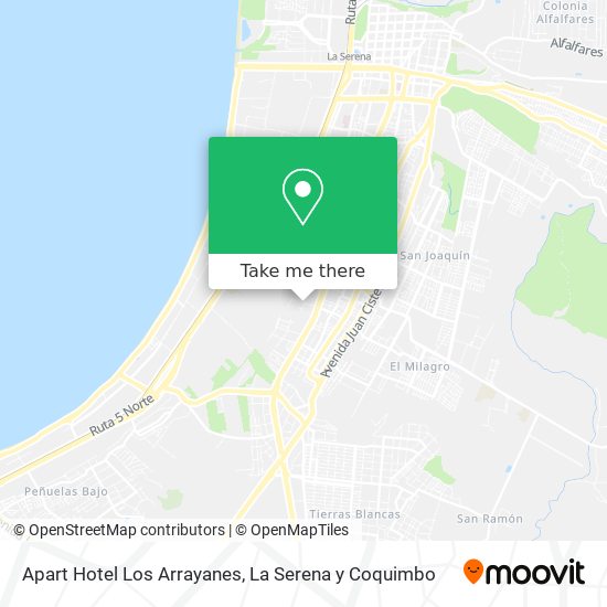 Apart Hotel Los Arrayanes map