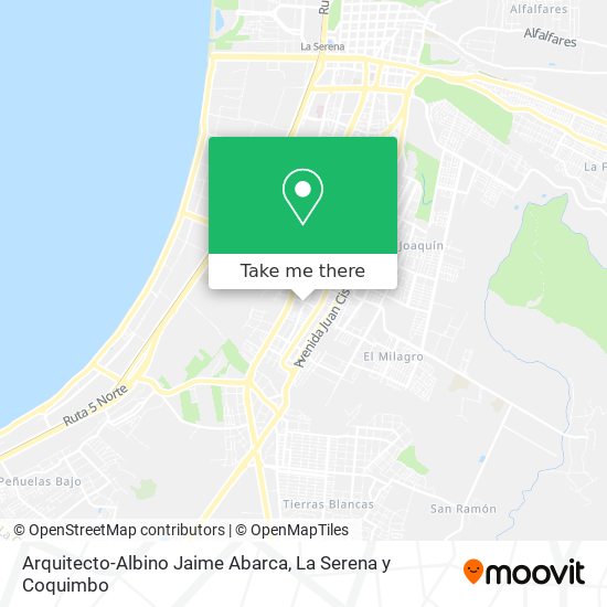 Mapa de Arquitecto-Albino Jaime Abarca