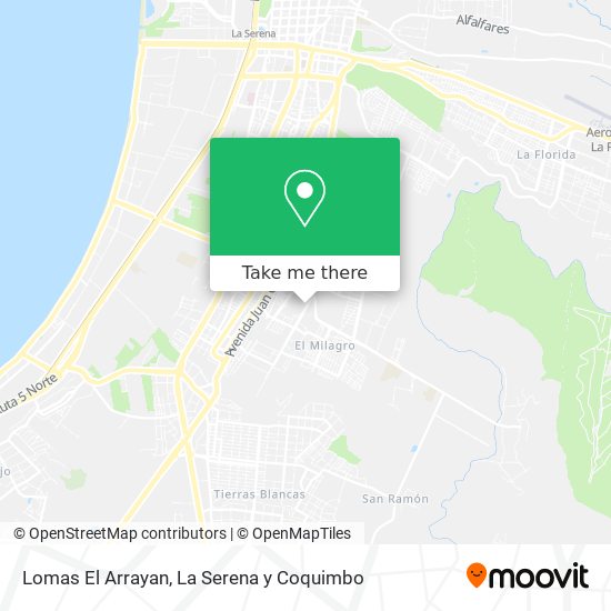 Lomas El Arrayan map