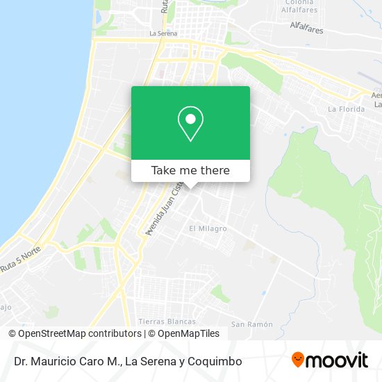 Dr. Mauricio Caro M. map
