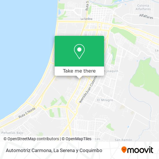 Automotriz Carmona map