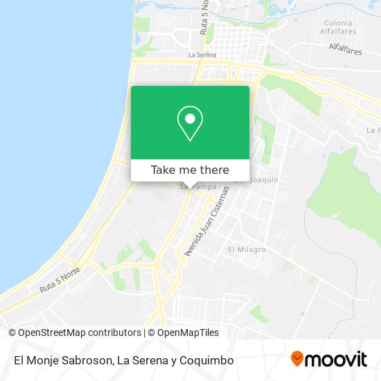 El Monje Sabroson map