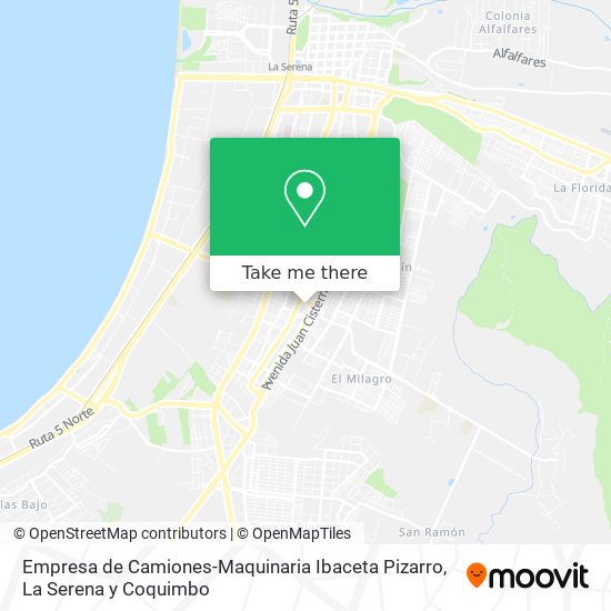 Empresa de Camiones-Maquinaria Ibaceta Pizarro map
