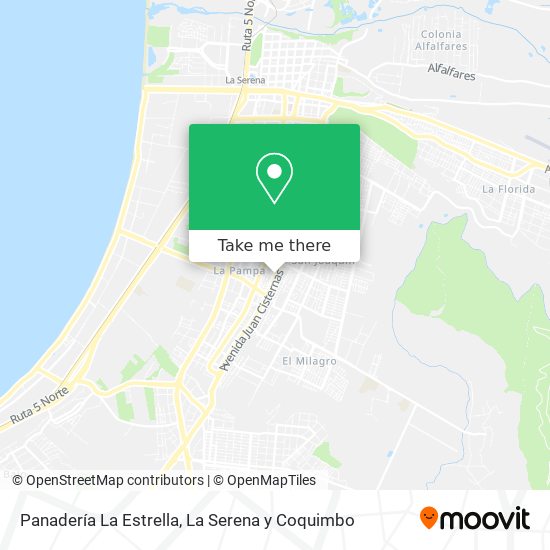 Panadería La Estrella map