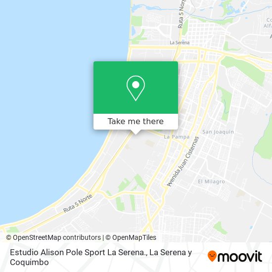 Mapa de Estudio Alison Pole Sport La Serena.