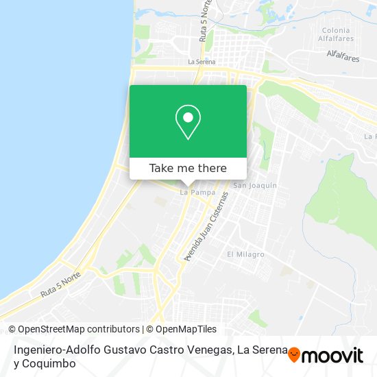 Ingeniero-Adolfo Gustavo Castro Venegas map