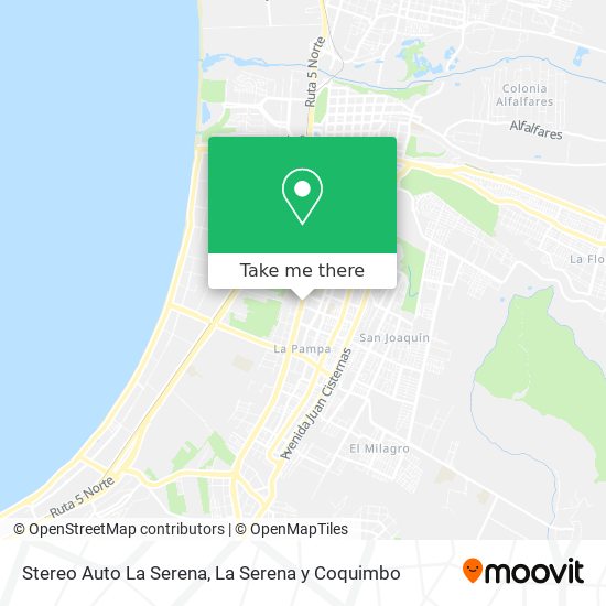 Stereo Auto La Serena map