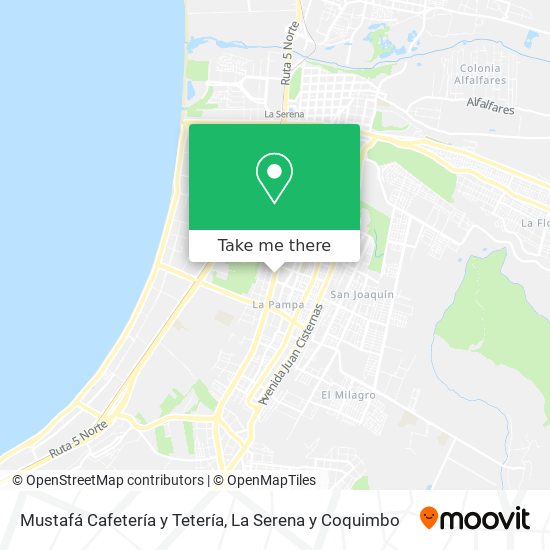Mustafá Cafetería y Tetería map