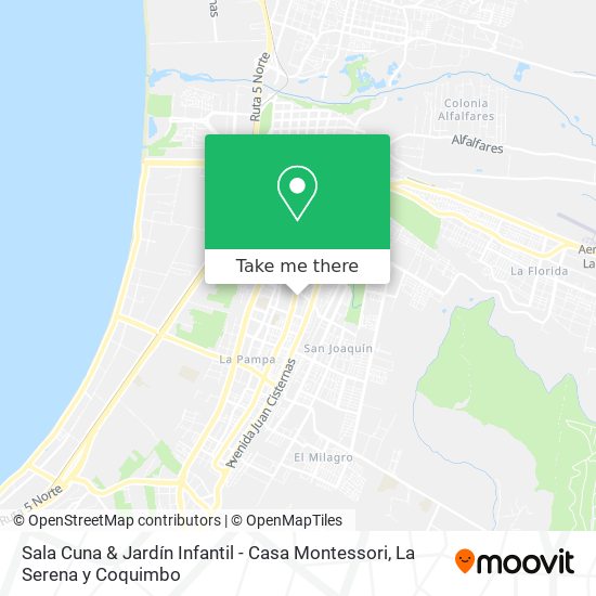 Sala Cuna & Jardín Infantil - Casa Montessori map