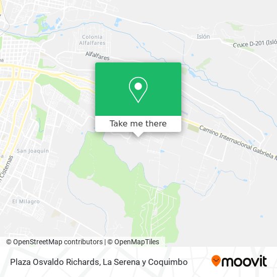 Plaza Osvaldo Richards map