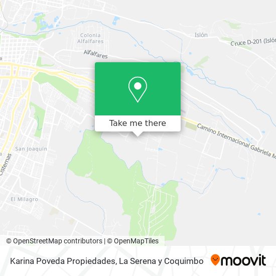 Mapa de Karina Poveda Propiedades