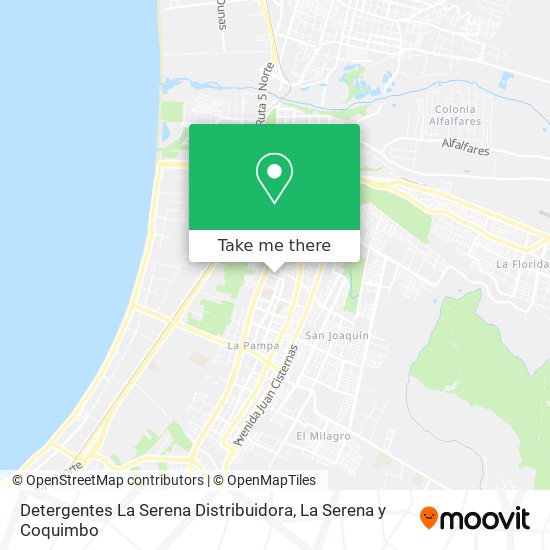 Detergentes La Serena Distribuidora map