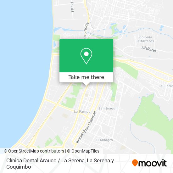 Clínica Dental Arauco / La Serena map