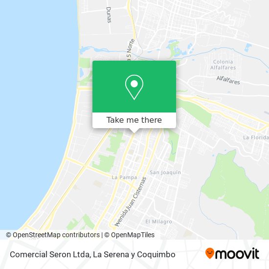 Comercial Seron Ltda map