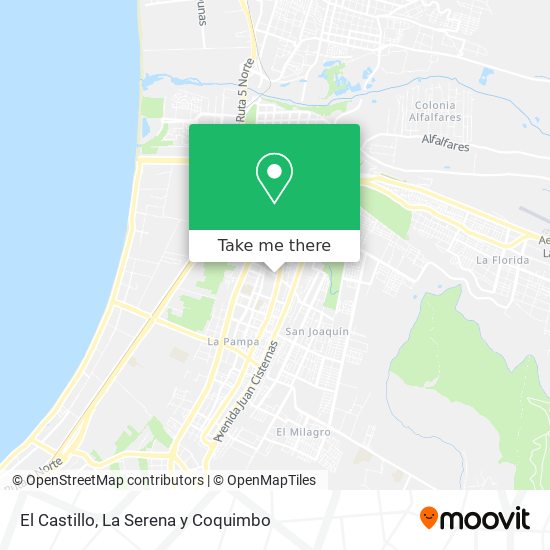 Mapa de El Castillo