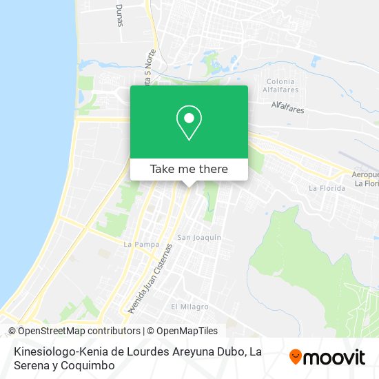 Kinesiologo-Kenia de Lourdes Areyuna Dubo map