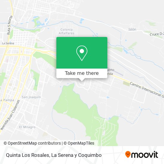 Quinta Los Rosales map