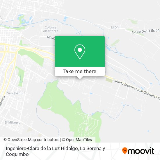 Mapa de Ingeniero-Clara de la Luz Hidalgo