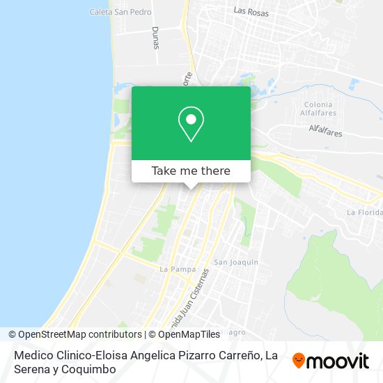 Medico Clinico-Eloisa Angelica Pizarro Carreño map