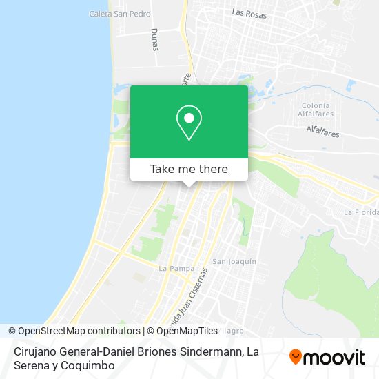 Mapa de Cirujano General-Daniel Briones Sindermann