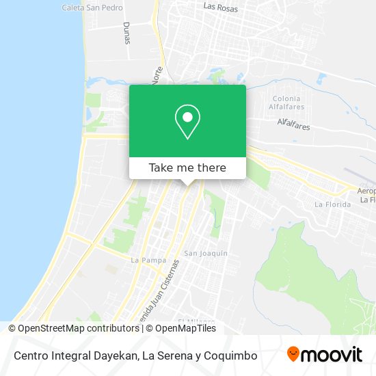 Mapa de Centro Integral Dayekan