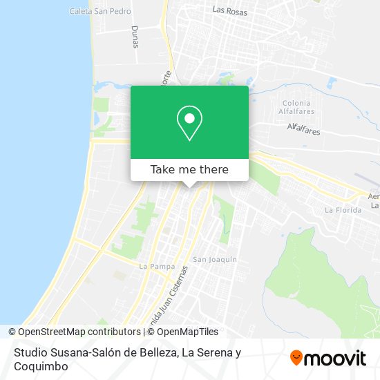 Mapa de Studio Susana-Salón de Belleza