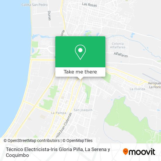 Técnico Electricista-Iris Gloria Piña map