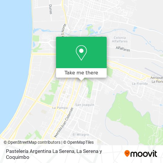 Pastelería Argentina La Serena map