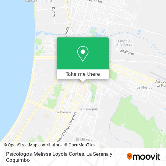 Psicologos-Melissa Loyola Cortes map