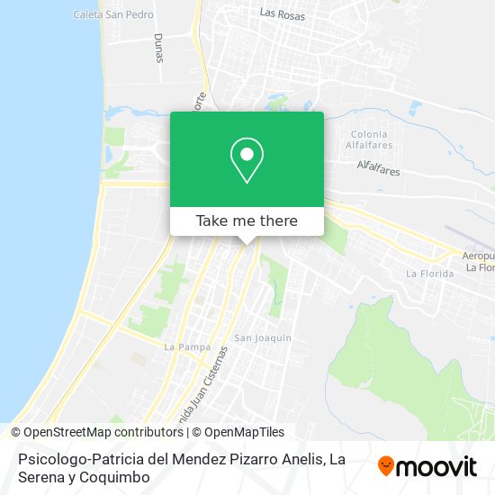Psicologo-Patricia del Mendez Pizarro Anelis map