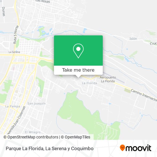 Parque La Florida map