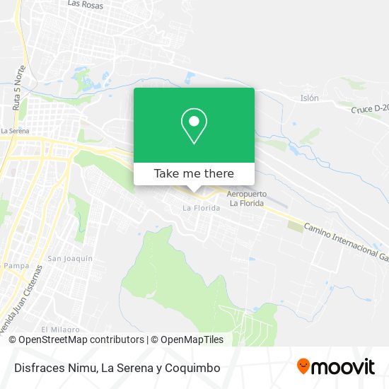 Disfraces Nimu map