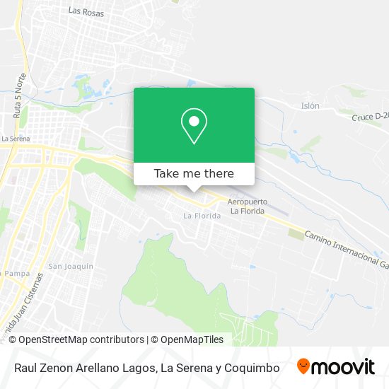 Raul Zenon Arellano Lagos map