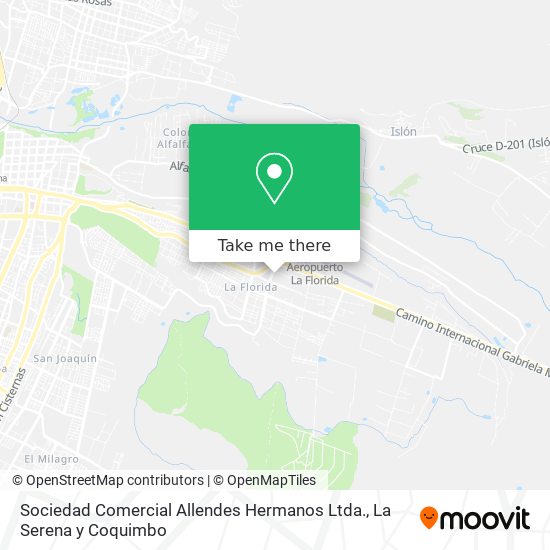 Sociedad Comercial Allendes Hermanos Ltda. map