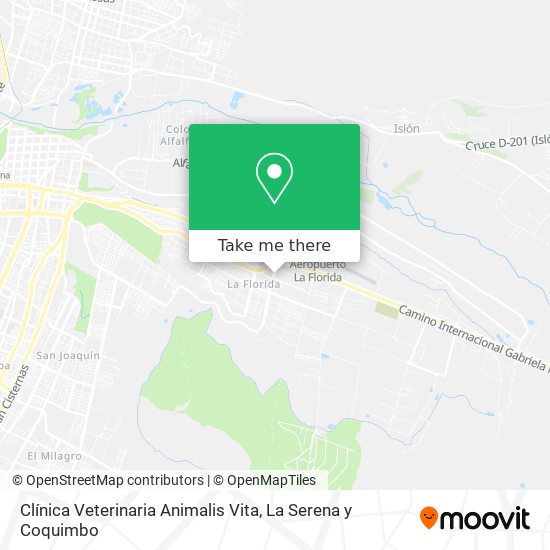 Clínica Veterinaria Animalis Vita map