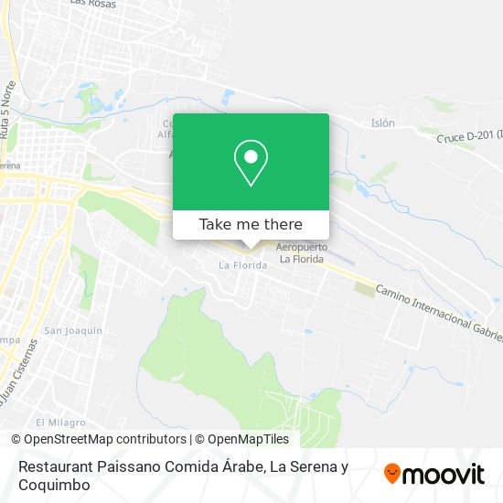 Restaurant Paissano Comida Árabe map