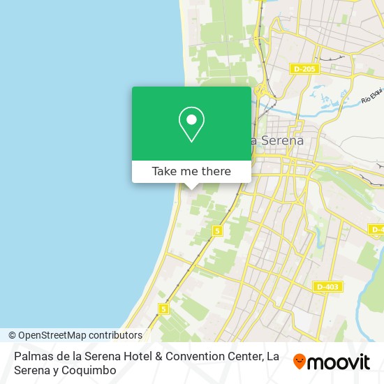 Palmas de la Serena Hotel & Convention Center map