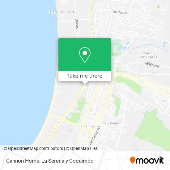 Mapa de Cannon Home