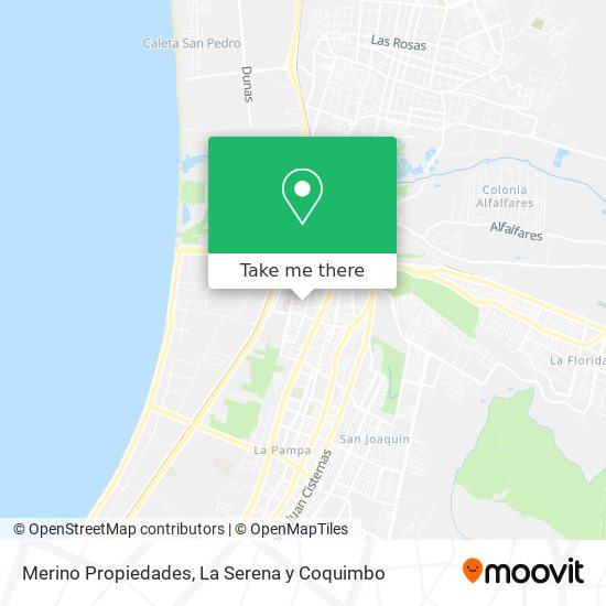 Mapa de Merino Propiedades